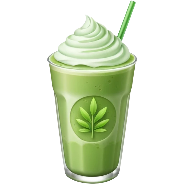 ice matcha latte emoji