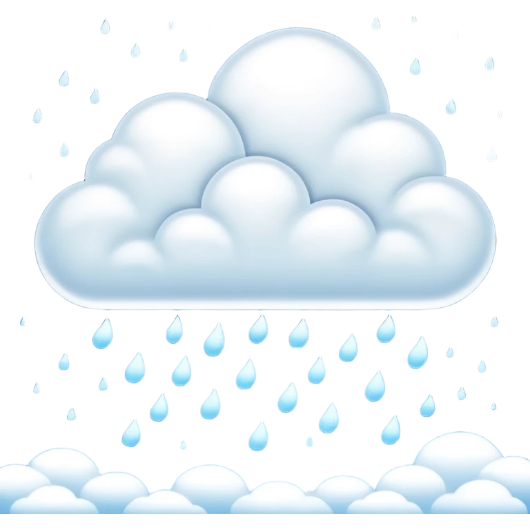 snowing clouds emoji