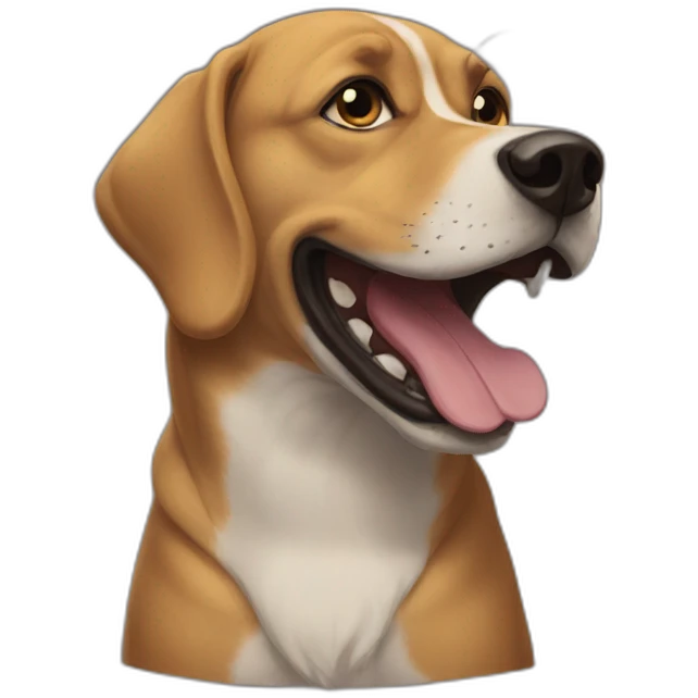 half dog half snake emoji