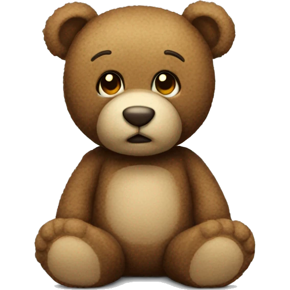  teddy waiting for you  emoji