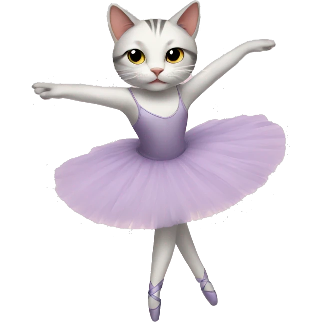 ballet cat emoji