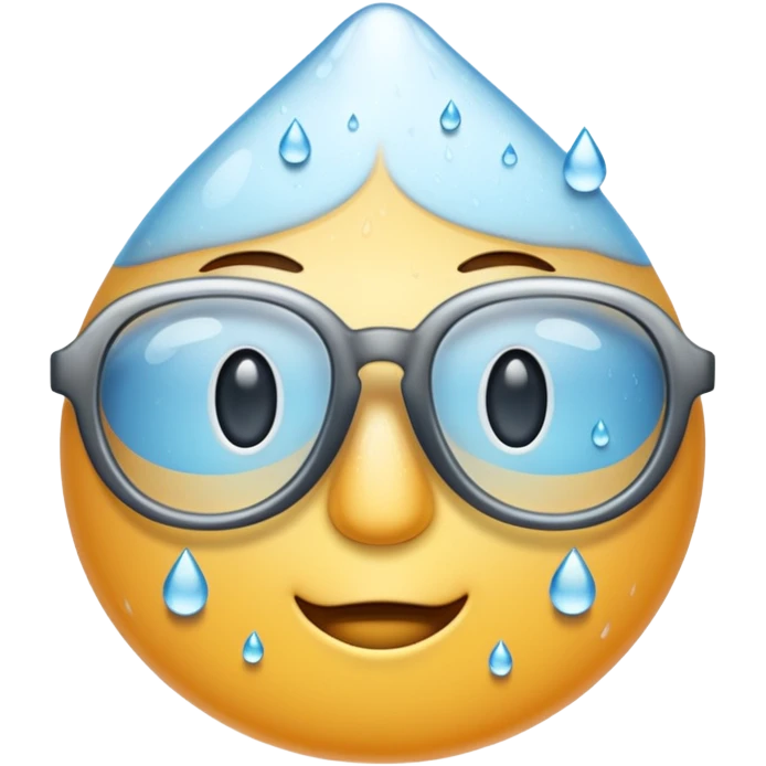 Foggy glasses emoji