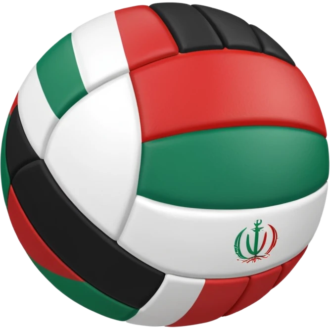 🖤🏐🇮🇷 emoji