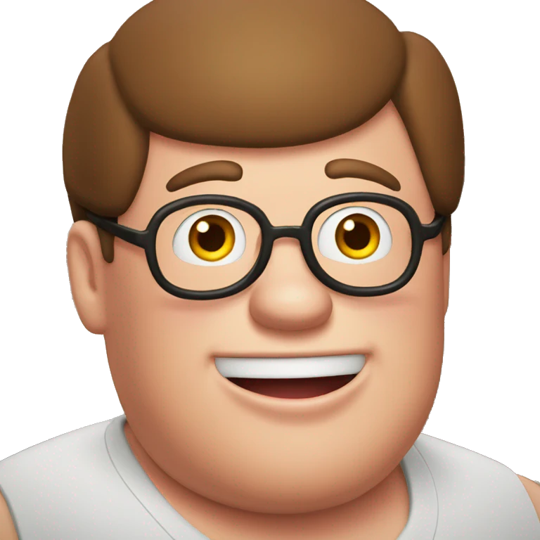 peter griffin with a coca-cola emoji