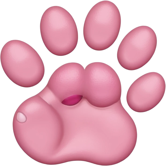 Cat paw with six toes emoji