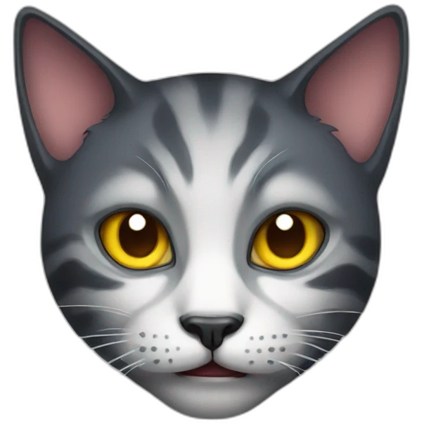 Scary cat emoji