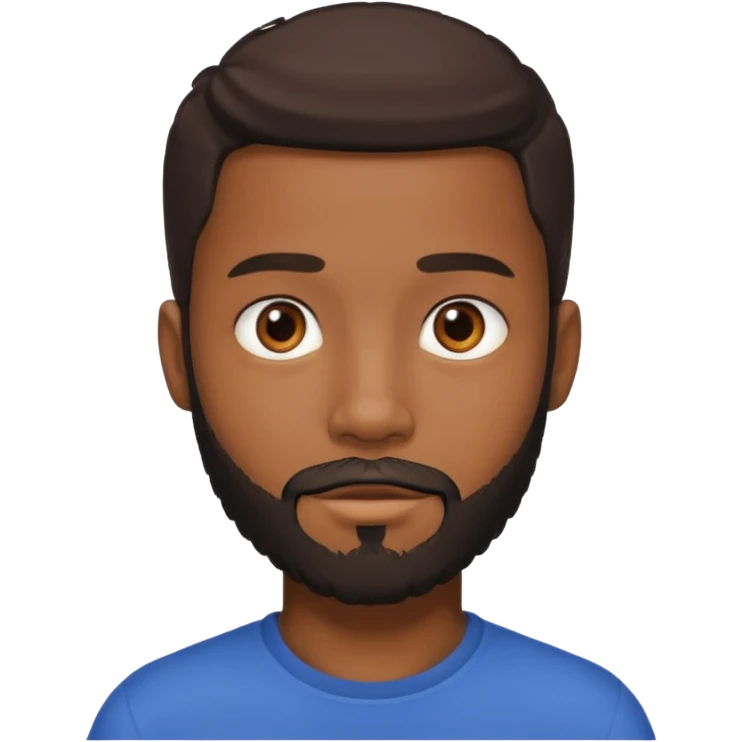 bearded black teenage emoji