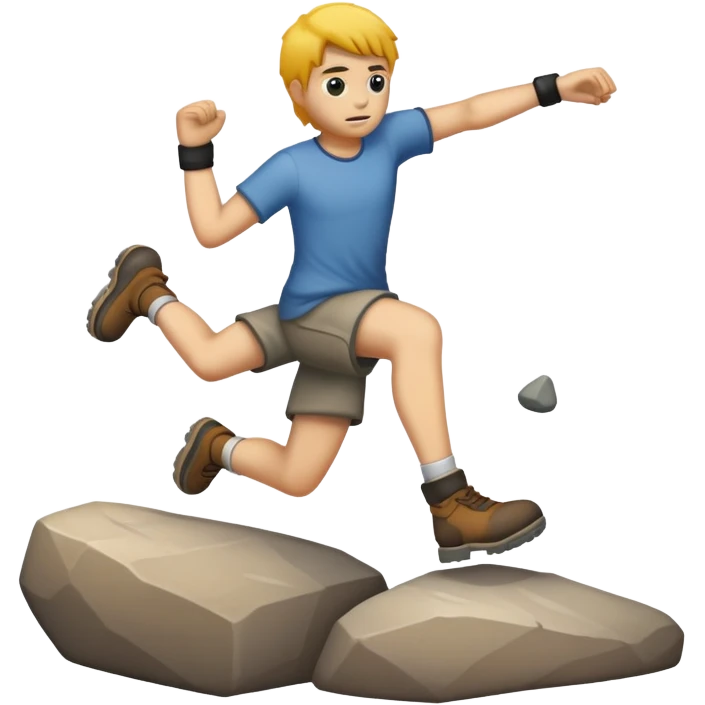 Kicking rocks emoji