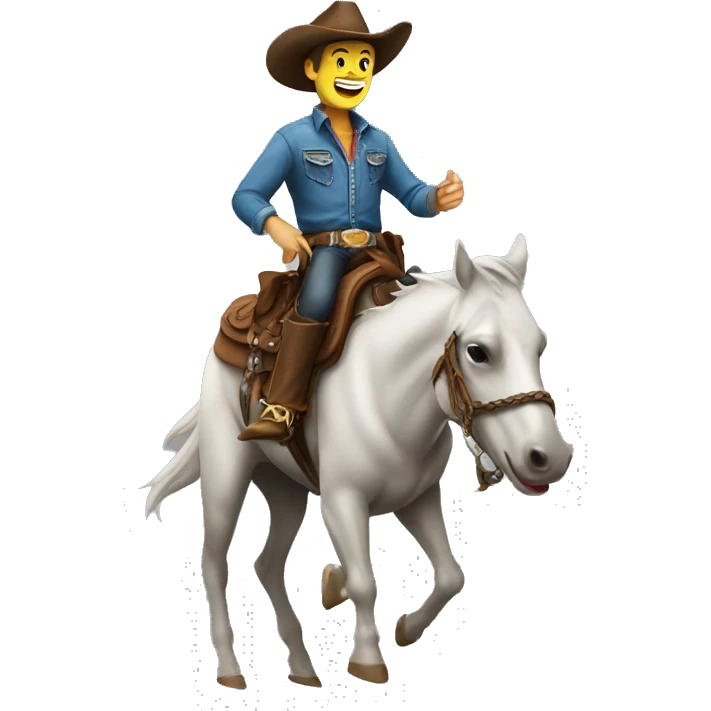 cowboy on shark emoji