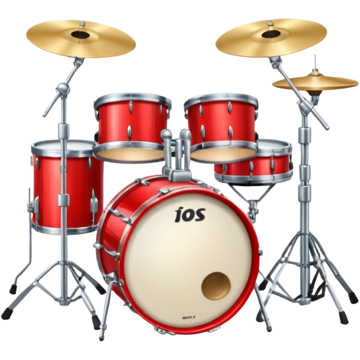 red drums emoji