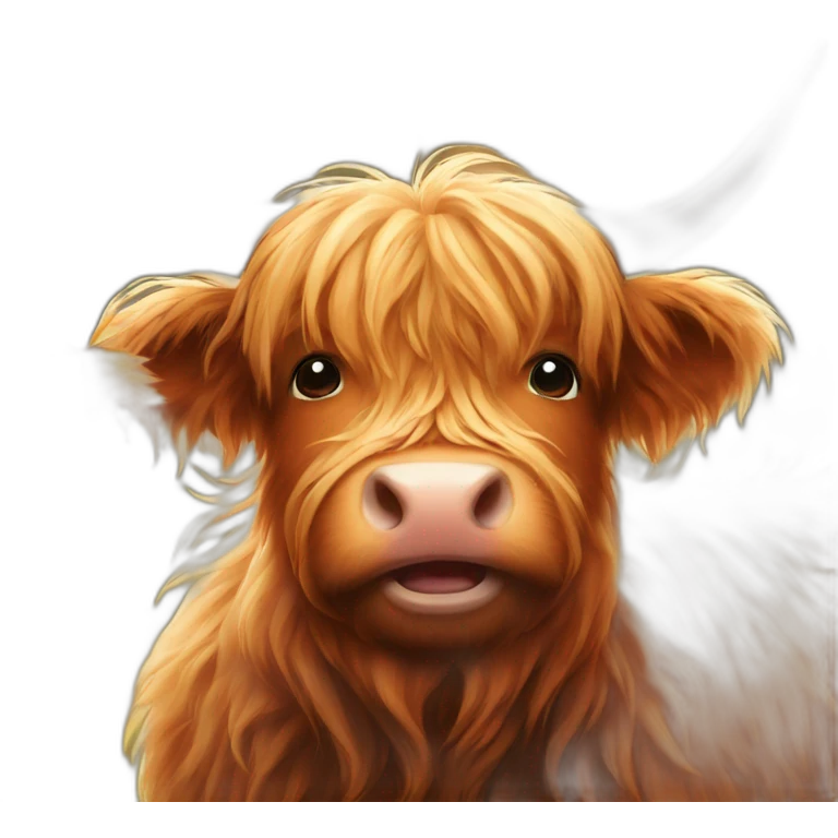 Maple the highland cow emoji