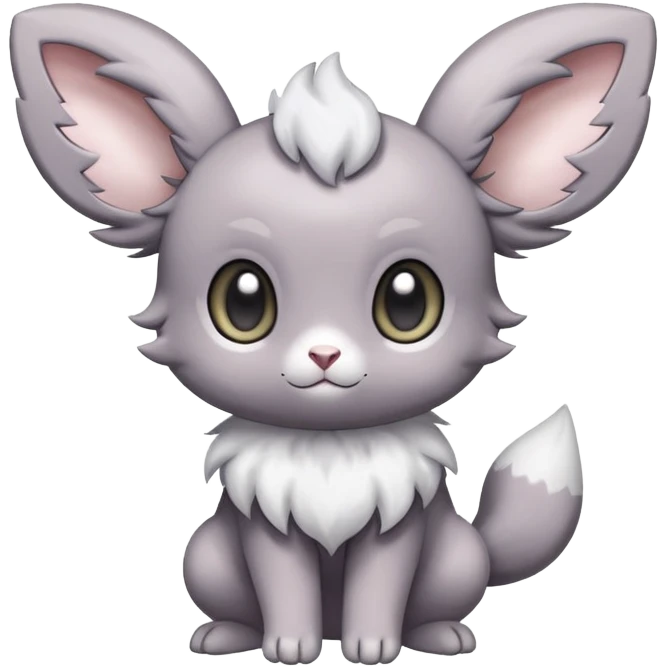 Minccino-Espurr-Fakémon-hybrid-creature (full body)  emoji