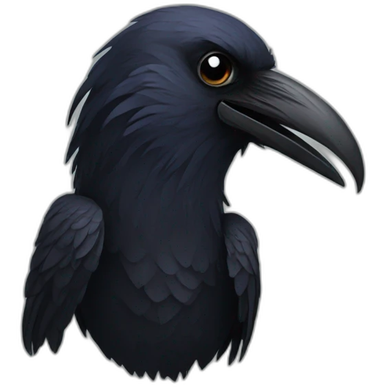 Black Raven emoji