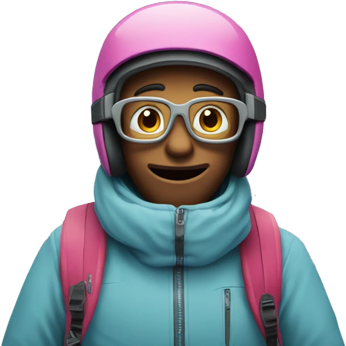Singe qui fait du ski emoji