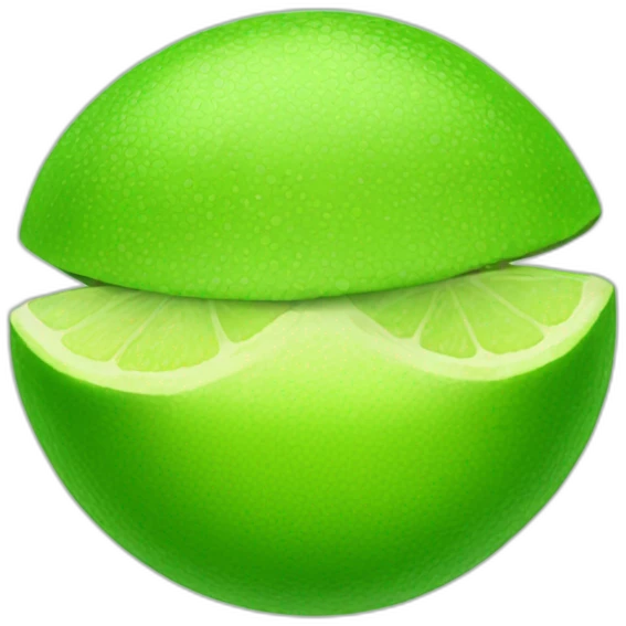 Lime green emoji