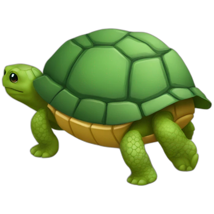 Chat sur tortue emoji
