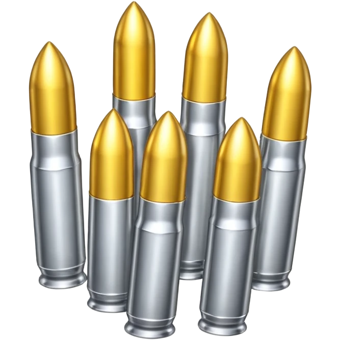 five bullets an the fith one of another color emoji