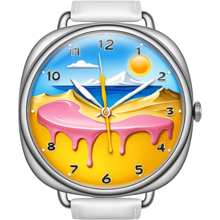 surreal melting SPAM watch dali landscape emoji