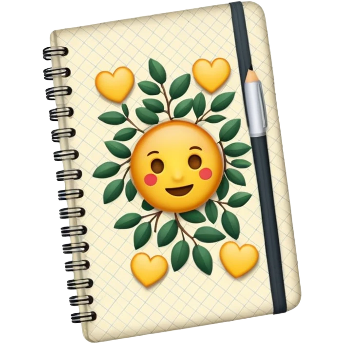 patterned notebook emoji