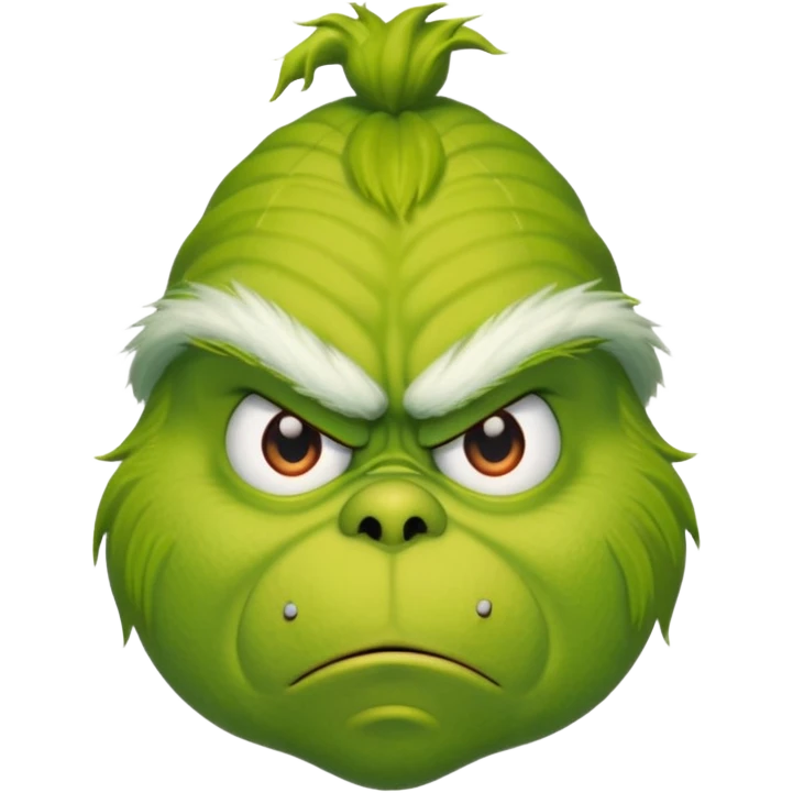the grinch face angry emoji emoji