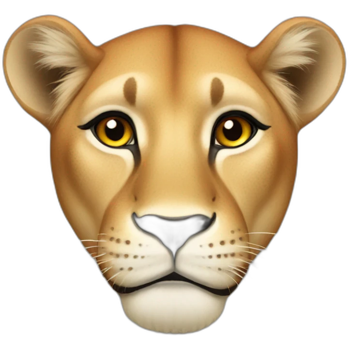 Red lioness emoji