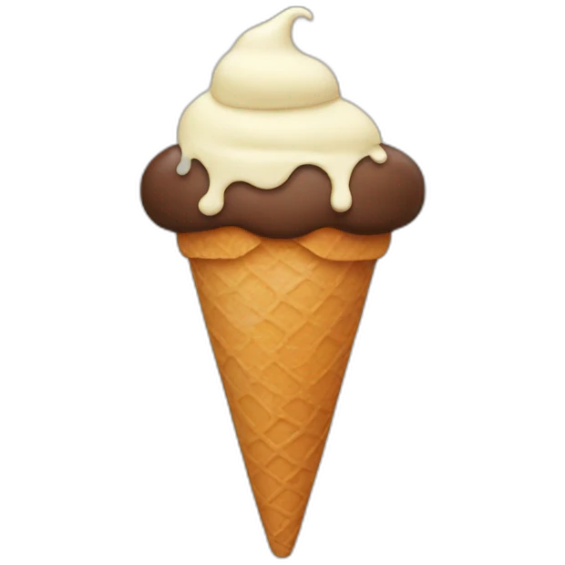 Poo Ice cream emoji