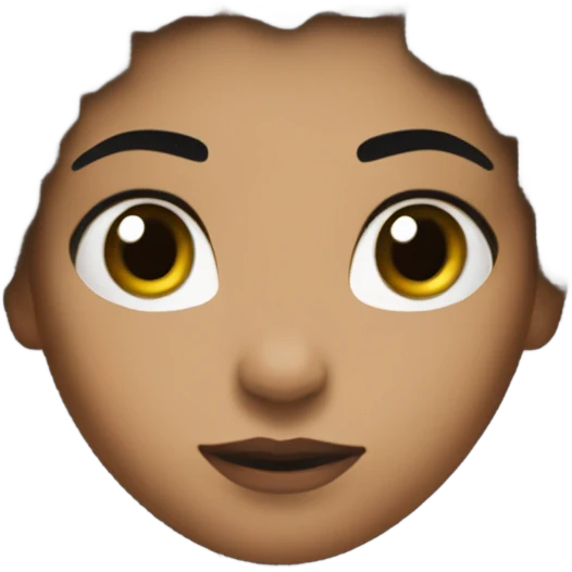 girl with black hair in the iron throne emoji