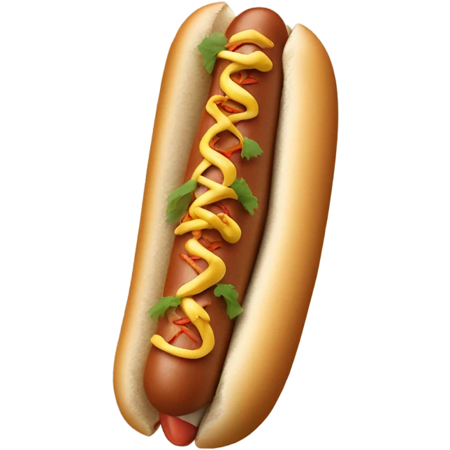 Yakuza hot dog emoji