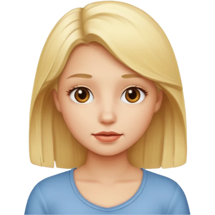 Blond girl emoji