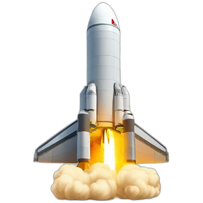 ariane 5 rocket with a armadillo sticjer emoji