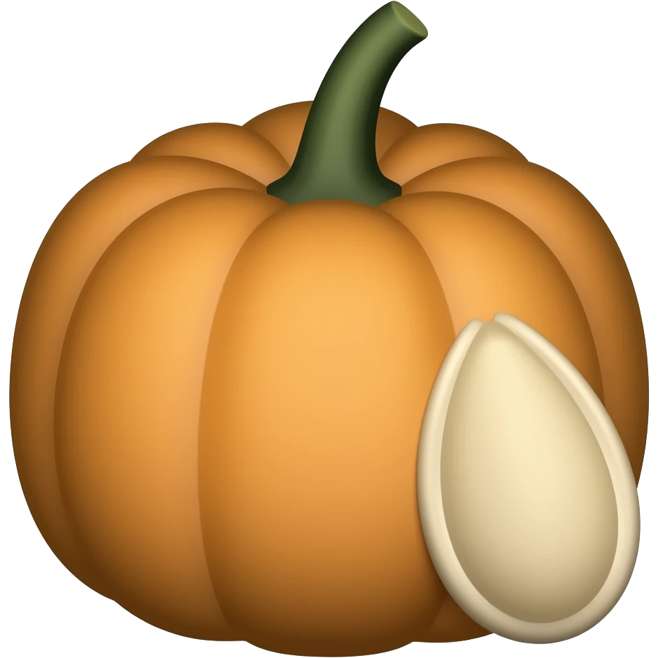 Make pumpkin seeds DONT PUT A HUMAN emoji