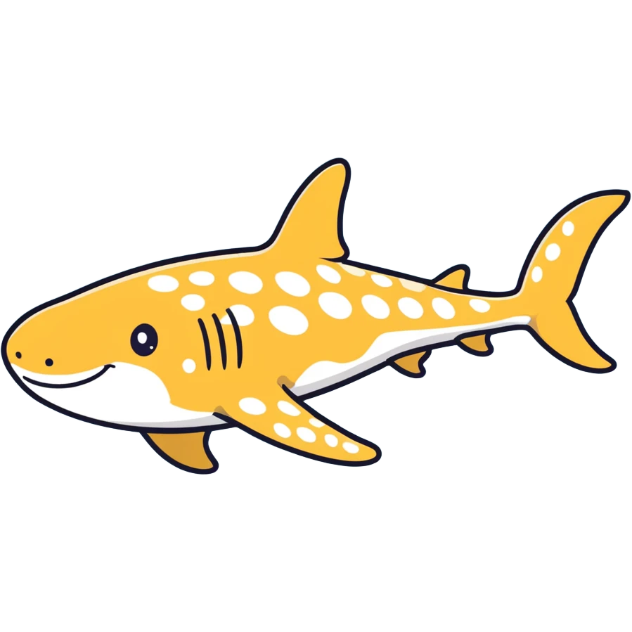 A cute pink whale shark  emoji