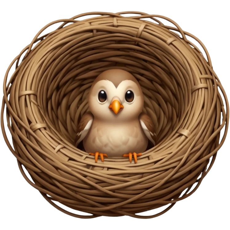 nest bird emoji