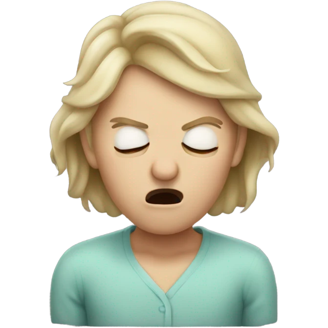 Person sneezing emoji