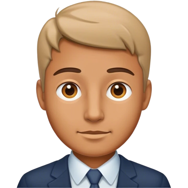 A smart man emoji