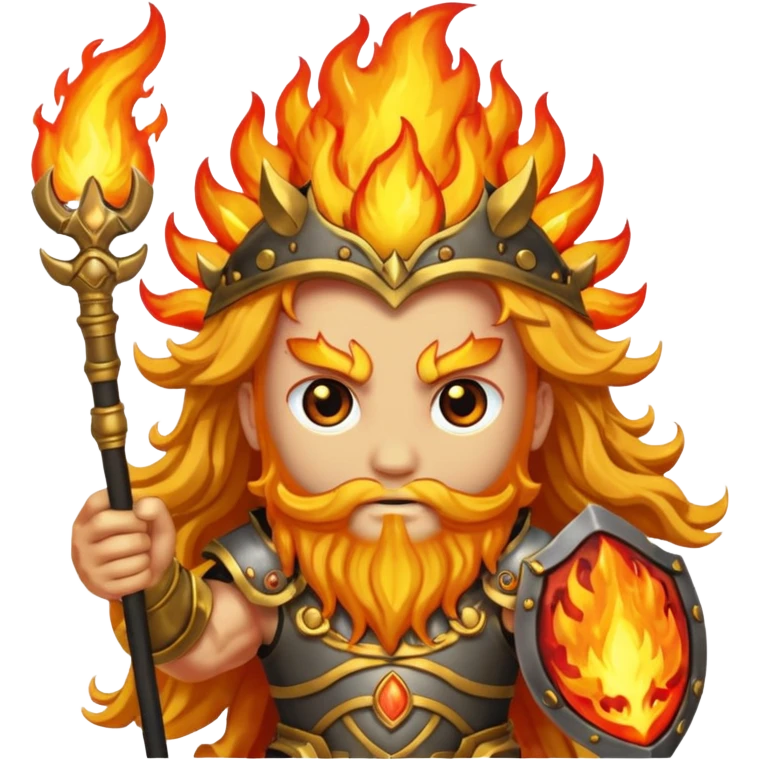 Fire god emoji