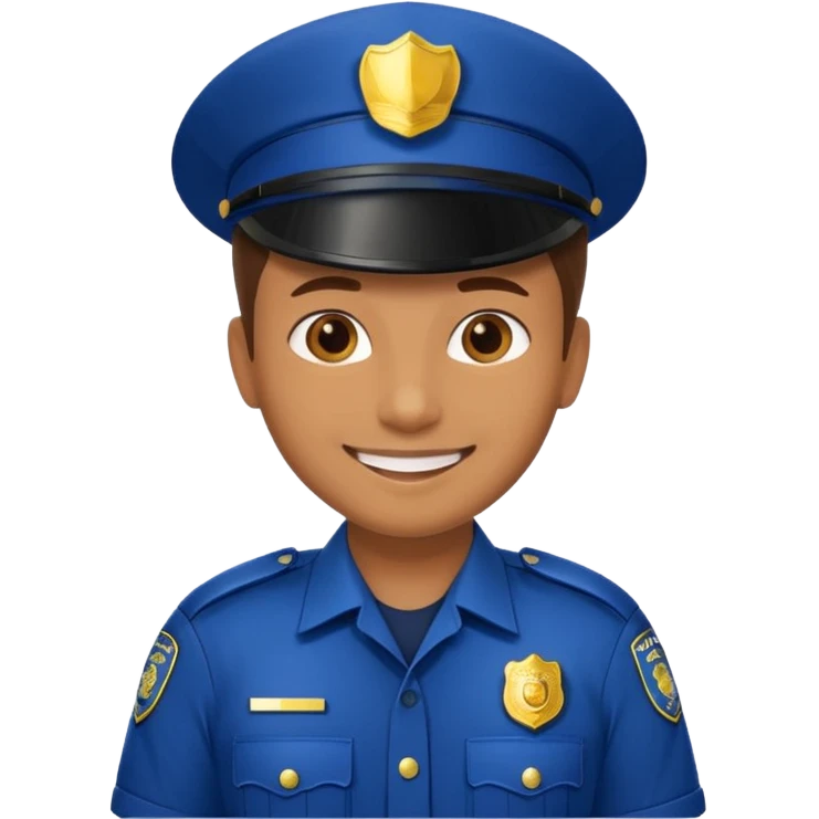 Hot police emoji