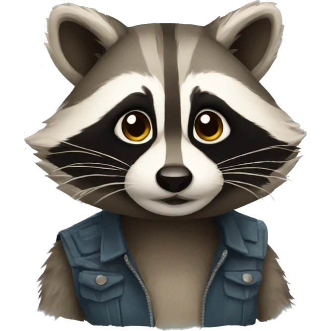 Raccoon emoji