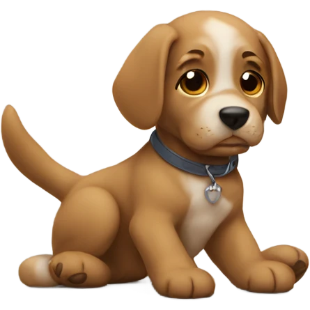 Man Puppy play emoji