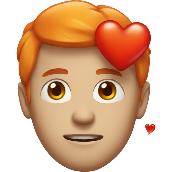 wounded red-orange heart emoji