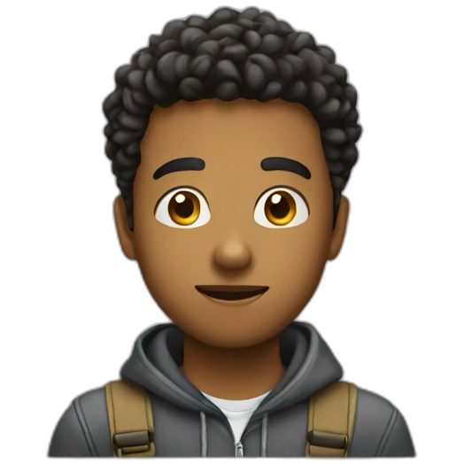 Young Man Curious emoji