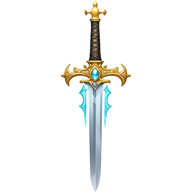 sword with crown and magic emoji