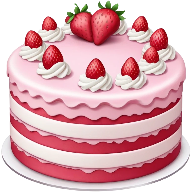 Strawberry Cake emoji