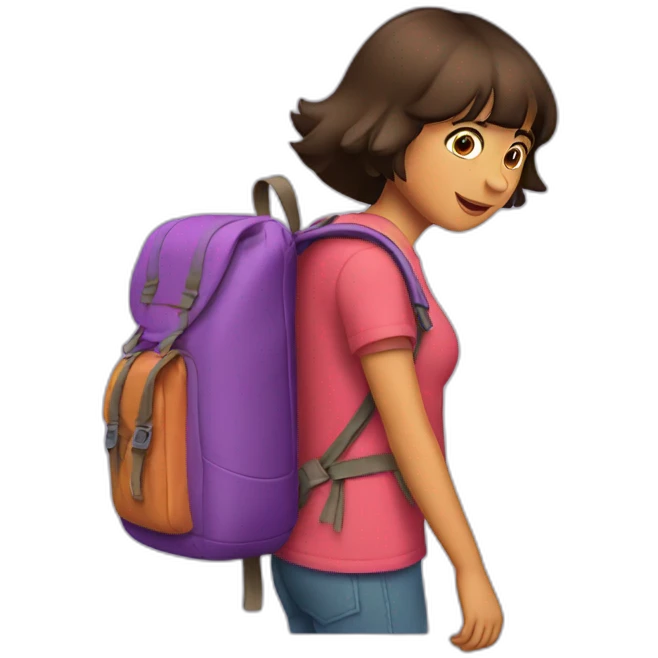 Dora´s backpack emoji
