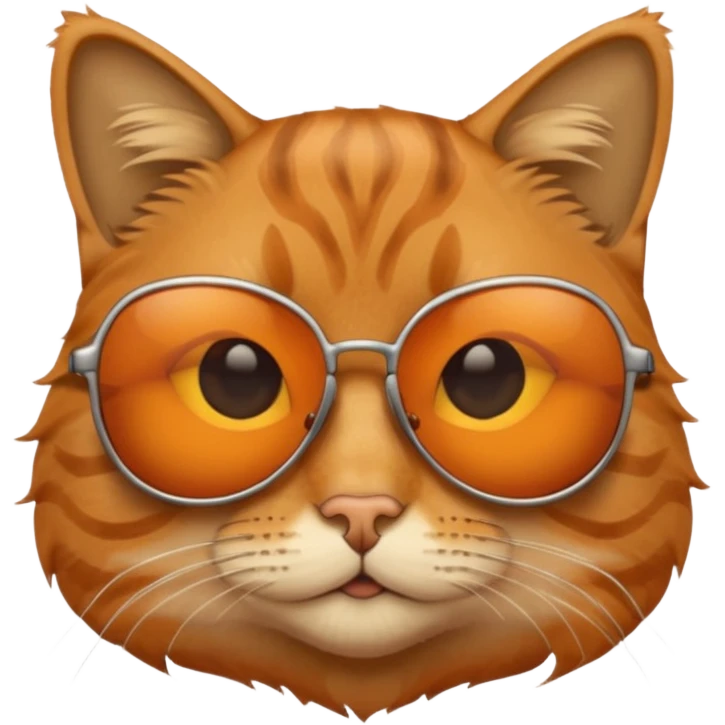 Cat wearing sunglasses emoji