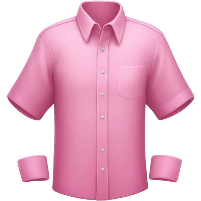 Pink shirt folded  emoji