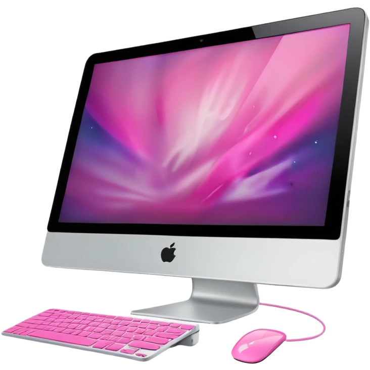 pink imac high quality emoji