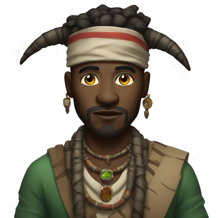 a modern witchdoctor male emoji