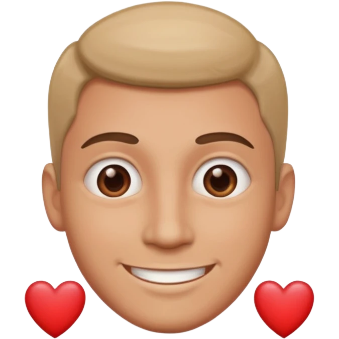 Ninja ojos de corazónes hombre emoji