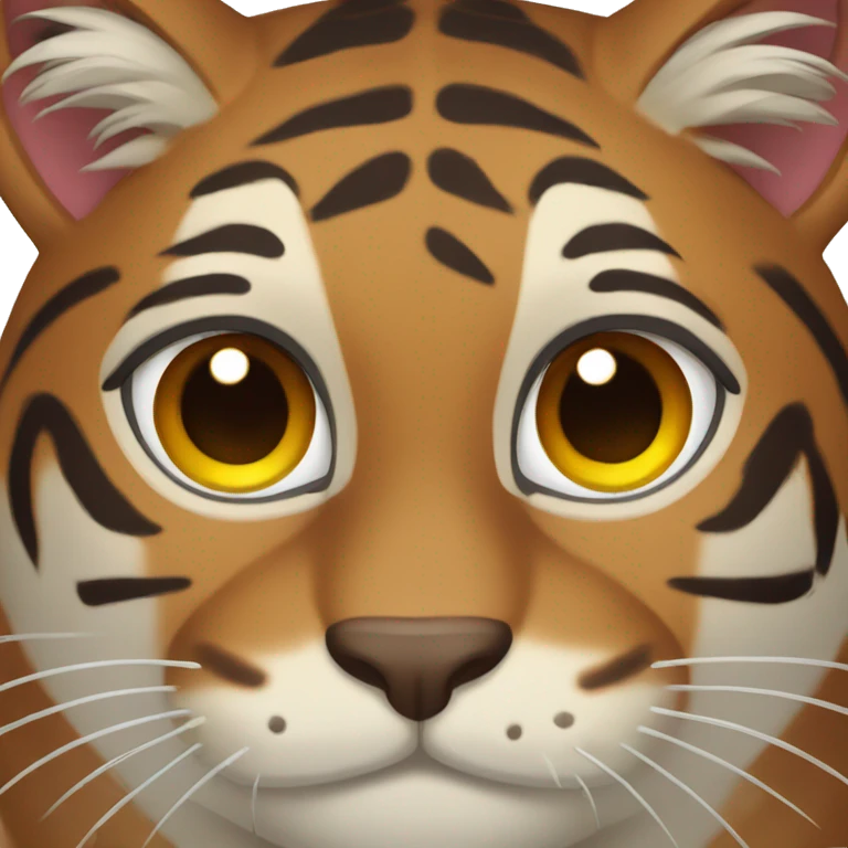 Brown tigre cat emoji